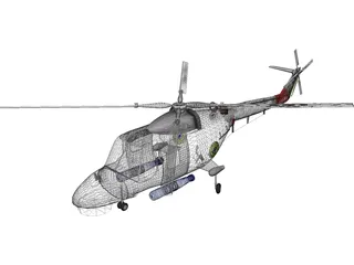 Westland Lynx 3D Model