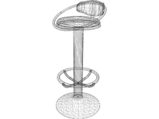 Barstool Dolly 3D Model