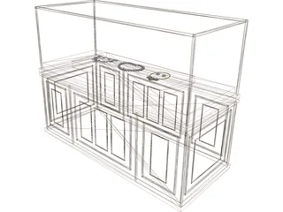 Museum Glassbox 3D Model