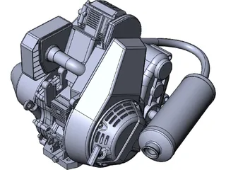 Lombardini LGA 340 Engine 3D Model