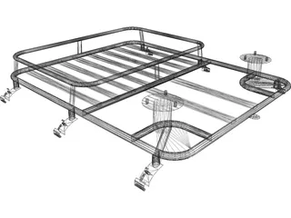 Trilla Team BDM2r Off-Road Roof Rack 3D Model