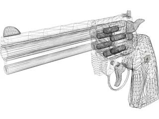 Colt Python 3D Model