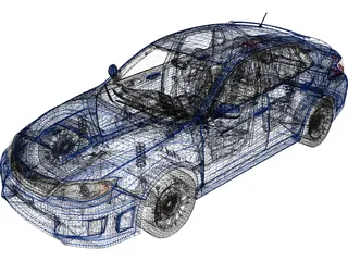 Subaru Impreza WRX STi 3D Model