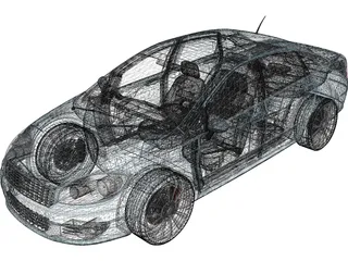 Fiat Linea (2007) 3D Model