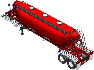 Tolva Americana 28 m3 3D Model