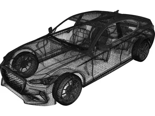 Genesis G70 (2018) 3D Model