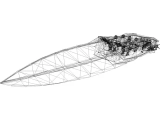 Speed Boat 3D Model