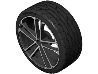 Volkswagen GTD Rims 3D Model