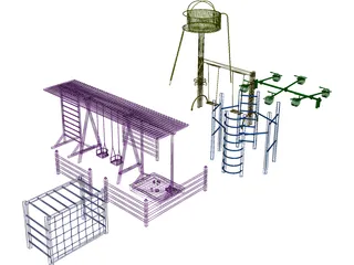Children Playground 3D Model