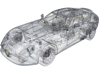 Alfa Romeo Zagato TZ3 3D Model