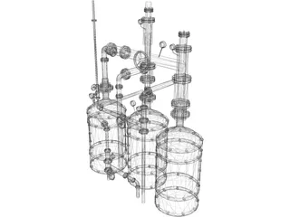 Brewery 3D Model