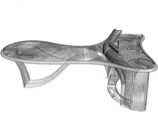 Office Table 3D Model