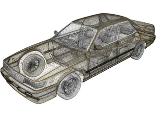 Nissan Laurel C33 (1991) 3D Model