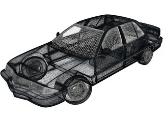 Buick Skylark Sedan (1995) 3D Model