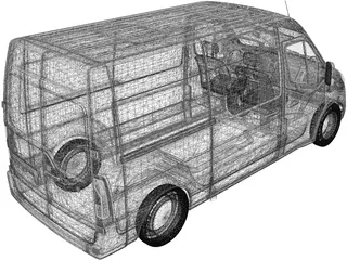 Renault Master (2017) 3D Model