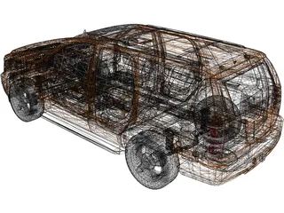 Chevrolet Tahoe (2008) 3D Model