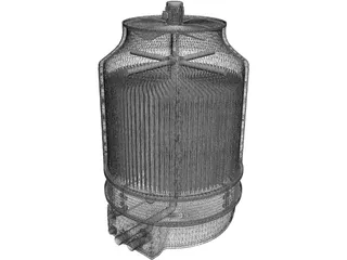 Cooling Tower 3D Model
