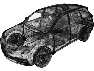 Acura MDX (2014) 3D Model
