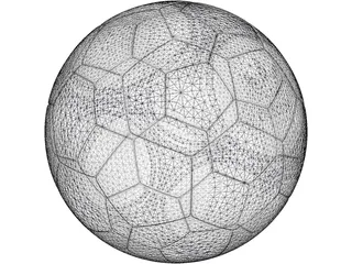 Adidas Football Ball (1982) 3D Model