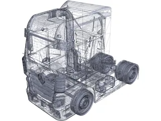 Mercedes-Benz Actros 3D Model