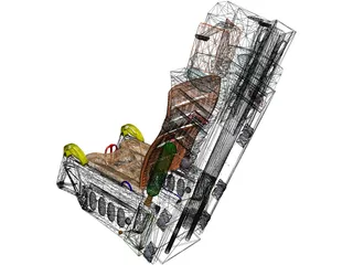 Ejection Seat 3D Model