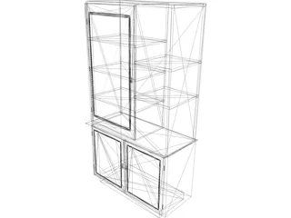 Cabinet Wall 3D Model
