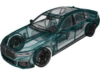 BMW 745Le (2020) 3D Model