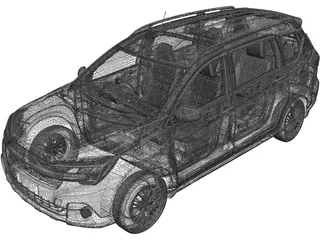 Suzuki XL6 (2020) 3D Model