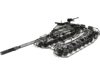 Object 268 Variant 5 3D Model