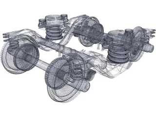 Alstom Bogie 3D Model