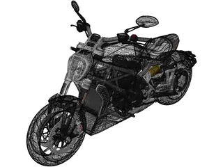 Ducati X-Diavel (2016) 3D Model
