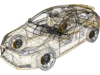 Ford Focus ST (2012) 3D Model