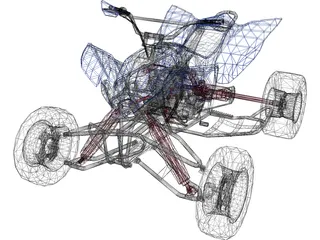Yamaha Quad 3D Model