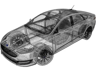 Ford Fusion Titanium (2018) 3D Model