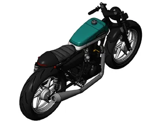 Honda Cafe Racer 3D Model