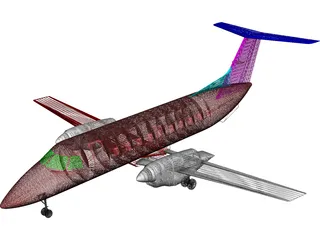 Embraer EMB 120 Brasilia 3D Model