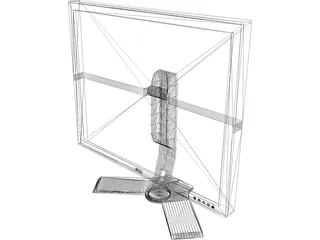 Monitor Dell 3D Model