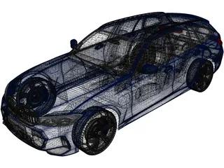BMW 3-Series Touring (2022) 3D Model