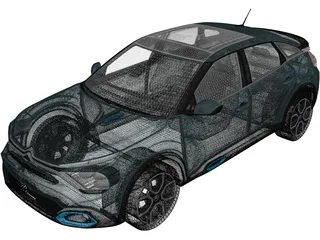Citroen E-C4 (2020) 3D Model