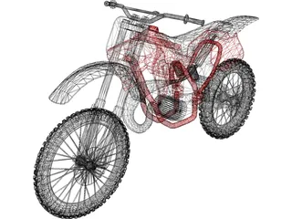 Honda CR500 (1994) 3D Model