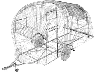 Carlight Caravan 3D Model