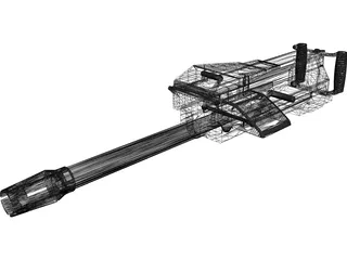 MK19 Grenade Launcher 3D Model