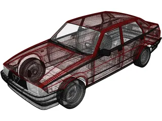Alfa Romeo 75 (1985) 3D Model