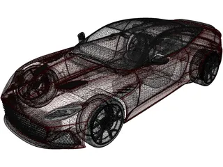 Aston Martin DBS Superleggera (2019) 3D Model