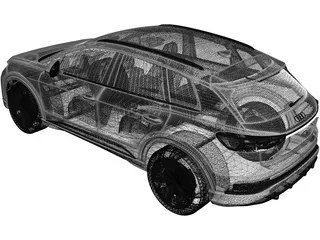 Audi Q4 e-tron (2021) 3D Model