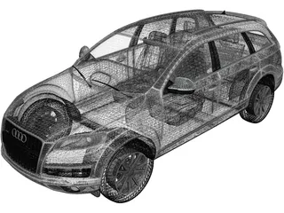 Audi Q7 (2010) 3D Model