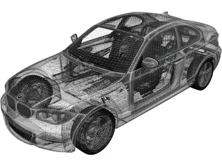 BMW 135i Coupe (2007) 3D Model