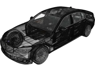 BMW 7-Series [F02] (2013) 3D Model
