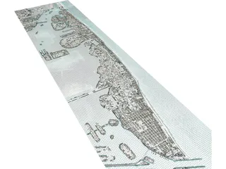 Miami Beach 3D Model