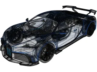 Bugatti Chiron Pur Sport (2021) 3D Model